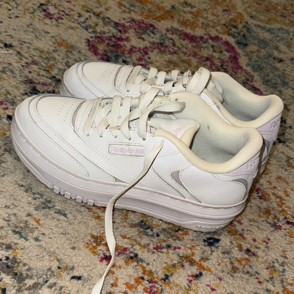 Reebok Women's Club C Extra Platform Sneakers